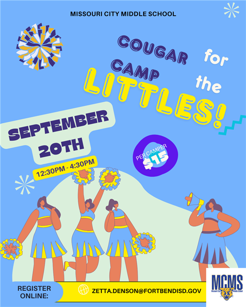  Cougar Cheer Camp for Littles